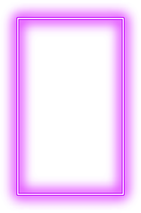 Violet Neon Rectangle